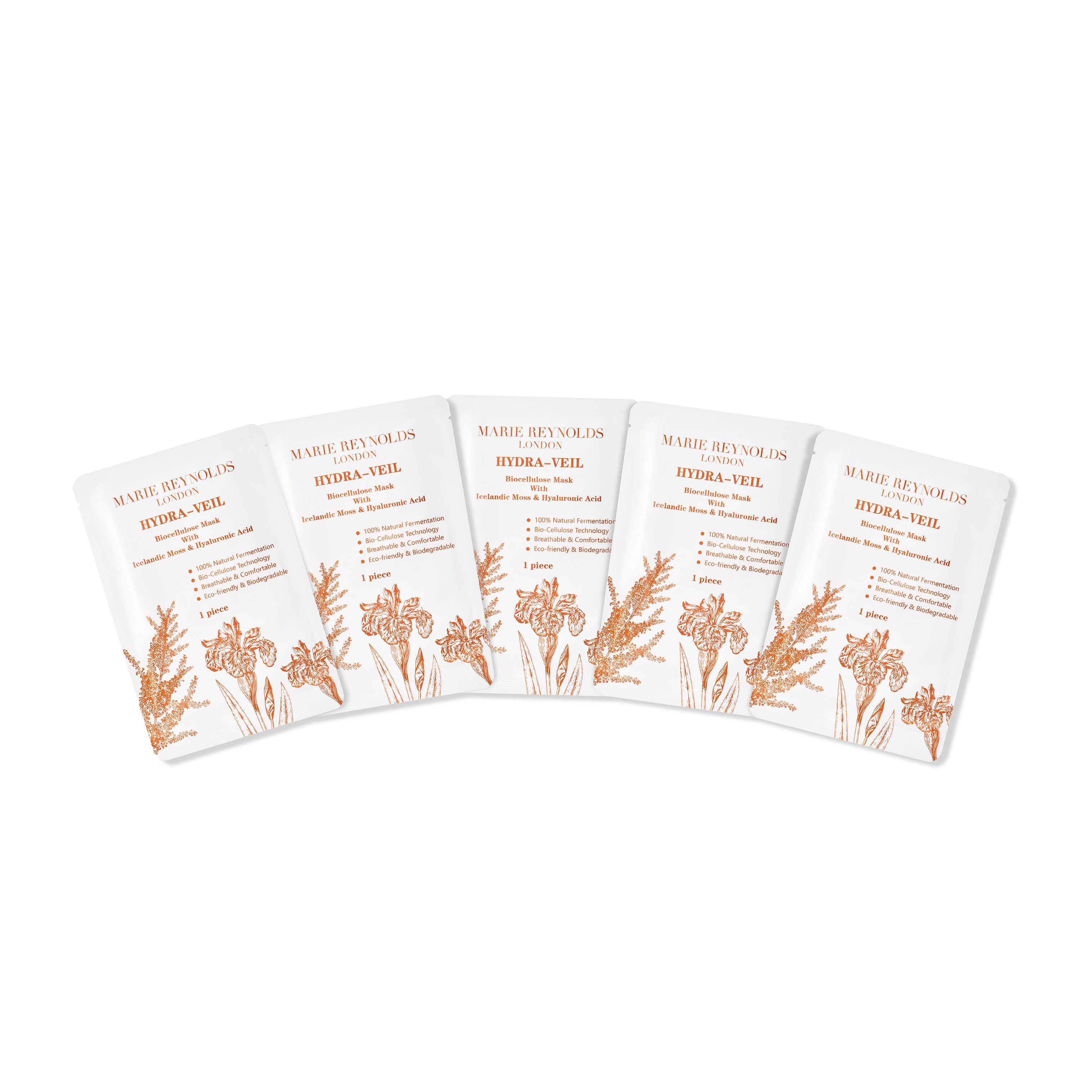 Hydra-Veil Bio-Cellouse Mask - PACK OF 5